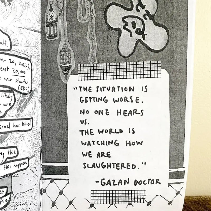 Image of We [Palestinians] Are Not Going Away Zine