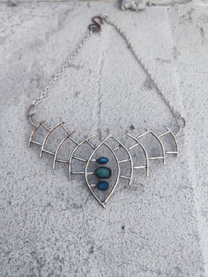 Blue stones necklace  Copy