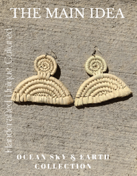 Image 3 of "Verve" Rattan Earrings