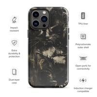 Image 23 of Cuddling Black Cats Goth Inspired Tough Case for iPhone®