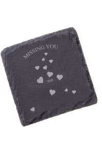 Image 3 of Custom Slate Coaster