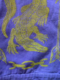 Image 4 of "Crawler" - Purple Printed Denim Jacket