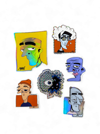 Image of Mason Wright Art - Sticker Pack #1