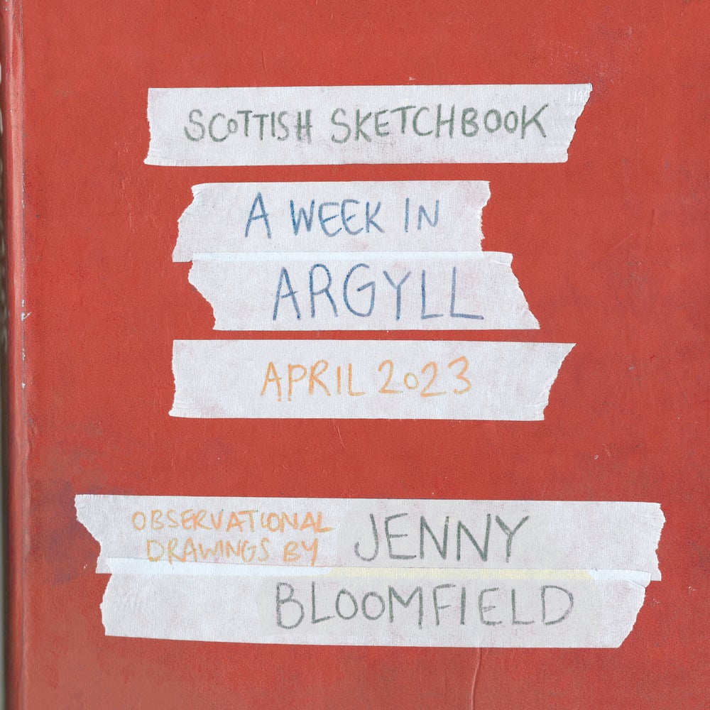 Image of **PREORDER** ‘A Week in Argyll’ Scottish Sketchbook (2023) - Sketchbook Zine