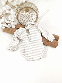 Image 2 of Newborn Photoshoot bodysuit for boys Robbie| stripes