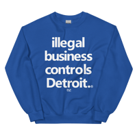 Image 7 of Detroit Control Unisex Sweatshirt (Colors Available)