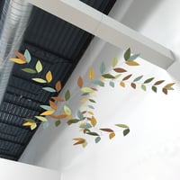 Image 2 of Birdsong Stylized Leaf Mobile
