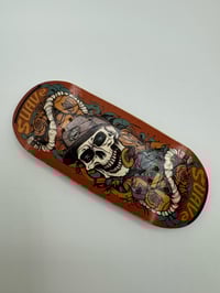 Image 1 of Sauve Skull (orange) Embossed 