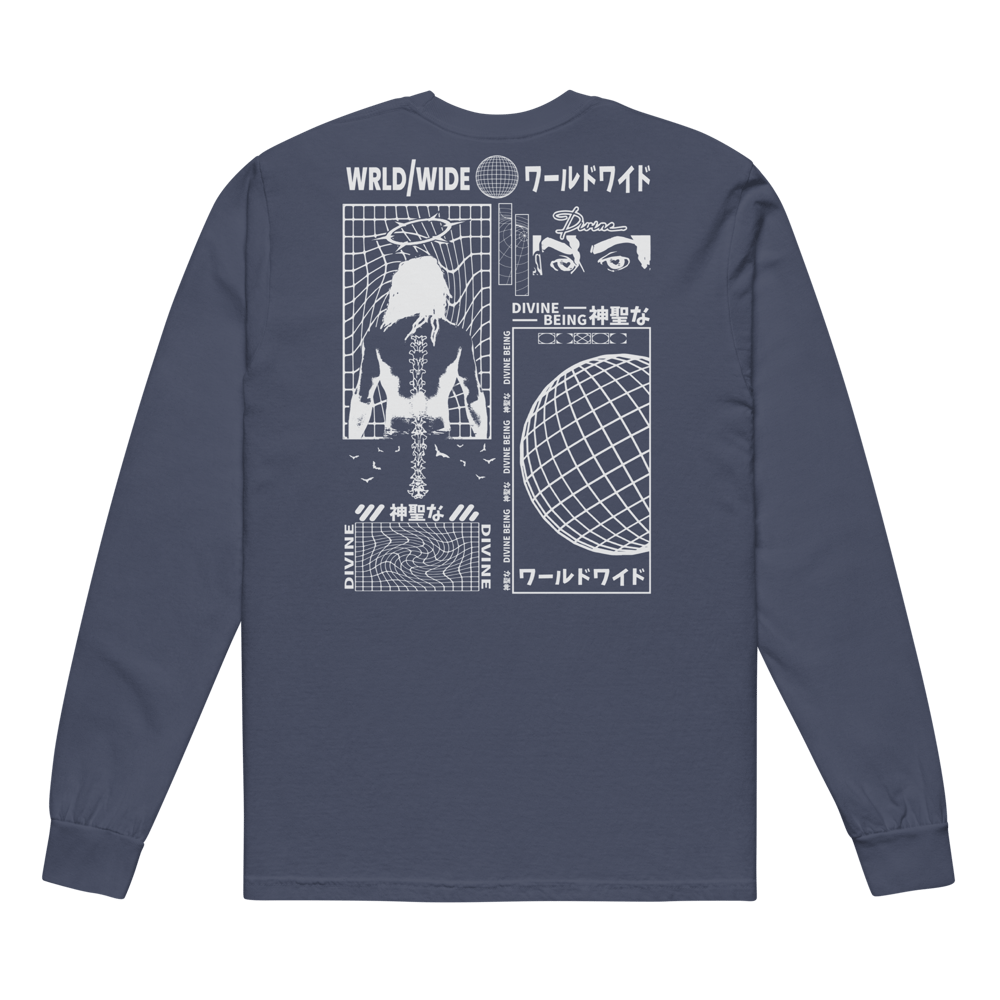 WORLDWIDE DIVINE Longsleeve (White Print)