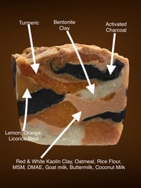 Image 1 of “TOPAZ” ENZYME & CLAY CLEANSING FACIAL SOAP