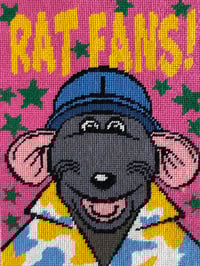 Image 4 of Roland Rat needlepoint kit 
