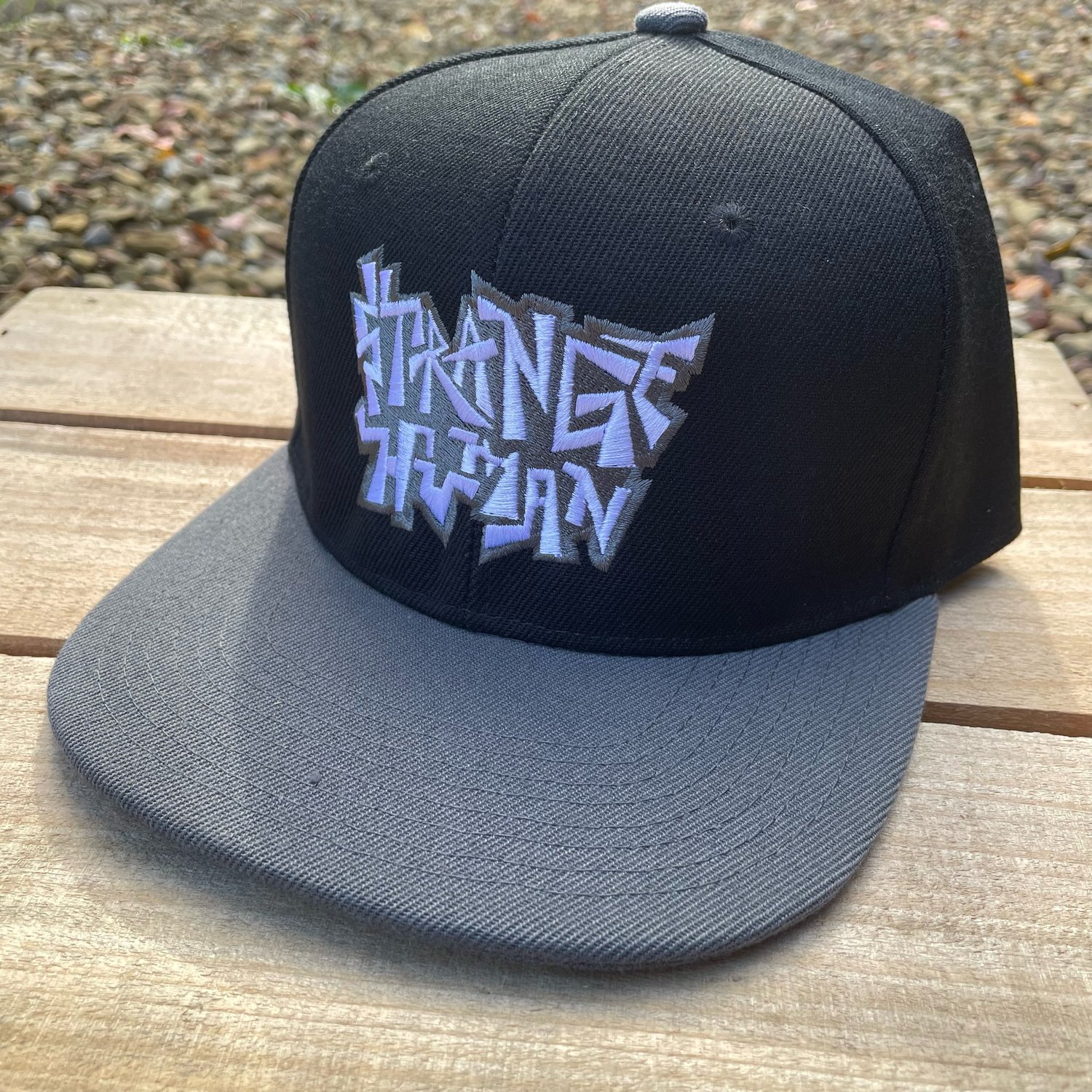 Image of Logo hat. Charcoal 