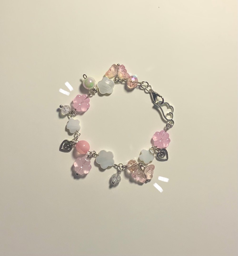 Image of Butterfly Clutter Bracelets 𖡼*:･