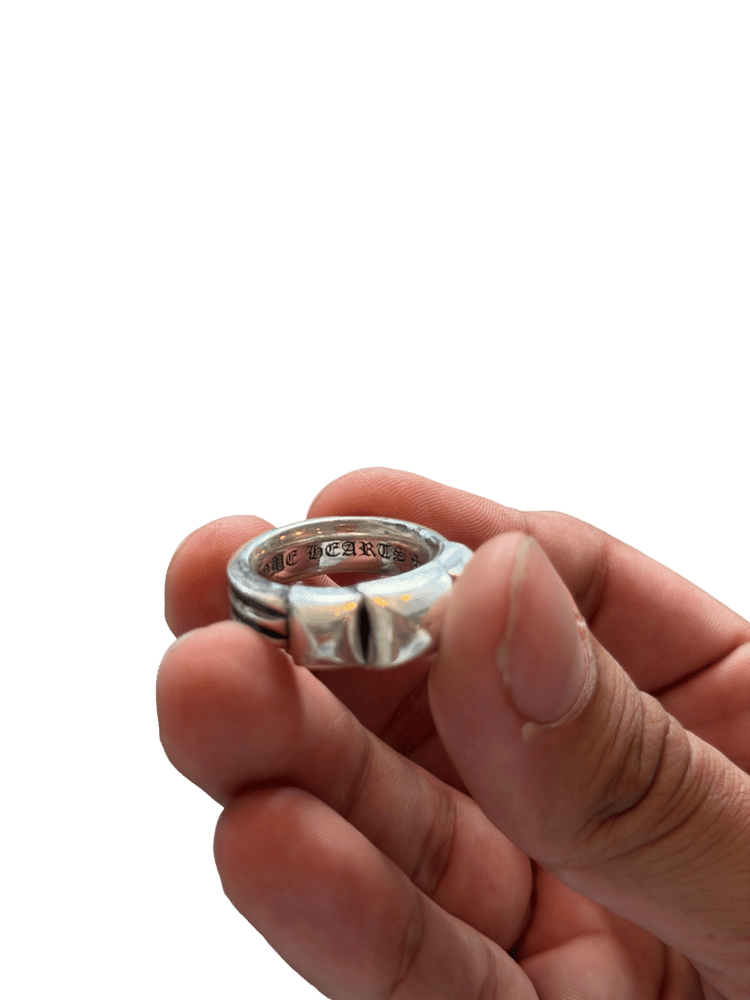 Image of Chrome Hearts Waxed Punk Ring