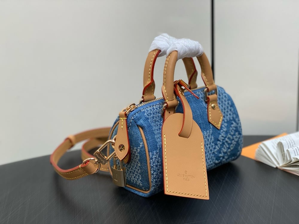 LV Denim Speedy