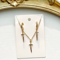 Image 1 of SWORD SET IN GREEN