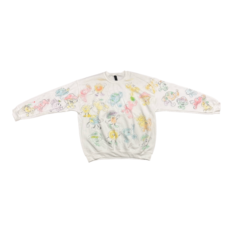 Image of happy timez- XL crewneck sweater