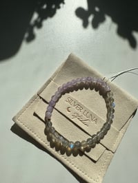 Image 1 of labradorite Amethyst bracelet 灰月光紫晶手链