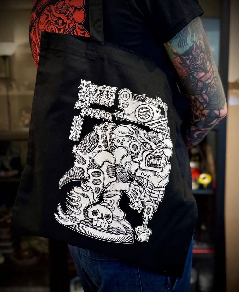 Image of Tattoo crusade tote bag
