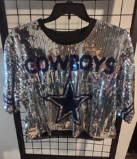 Image 2 of DALLAS COWBOYS CROP TOP