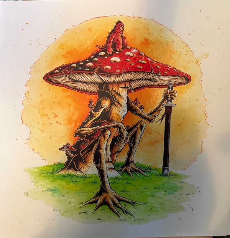 Image of Shroom Rider - Fine Art Giclee Print on Moab Metallic Paper AP Edition