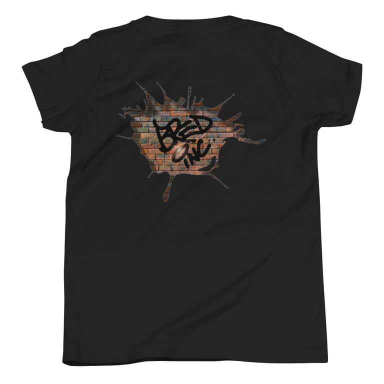 Youth Short Sleeve bred breaking bricks T-Shirt Image 2