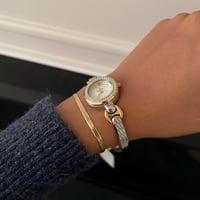 Image 9 of Vintage BULOVA two Tone Watch- NEW IN BOX ⚜️