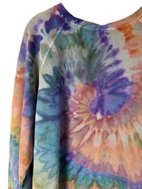 Image 10 of M 100% Cotton French Terry Sweatsuit Set in Autumn Spiral Ice Dye