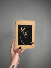 Image 1 of Lino Sketchbook 'LET GO FLOWER' A5