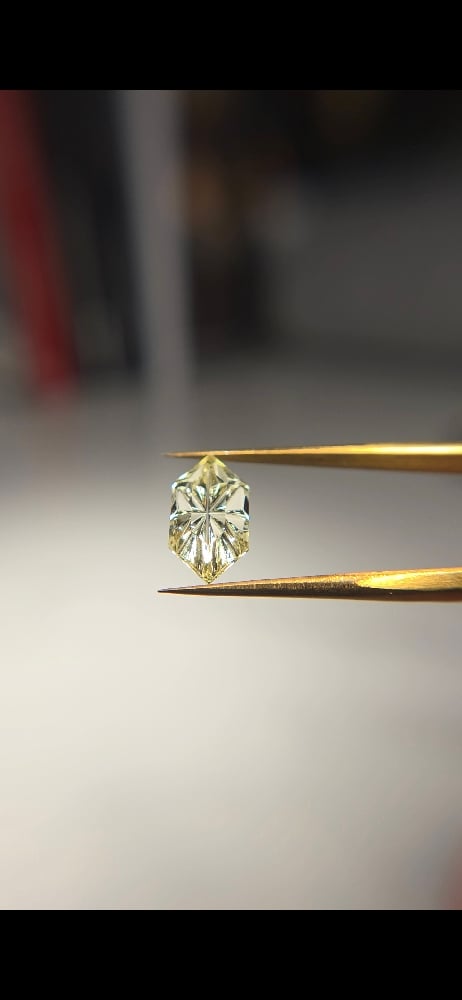 Image of Champagne Sapphire — Dutch Marquise Fantasy Cut