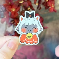 Image 2 of Poofy Cult of the Lamb Sticker