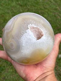 Image 1 of Flower Agate Crystal Sphere #1350