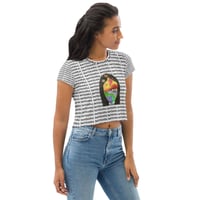 Image 1 of beYOUtiful All-Over Print Crop Tee