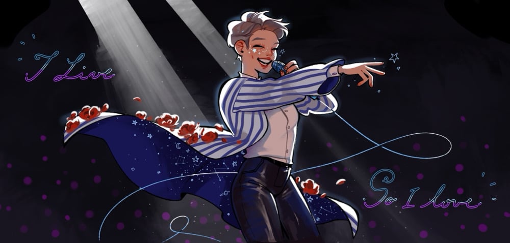 Image of Namjoon love yourself answer : trivia love performance live [ PRINT ]