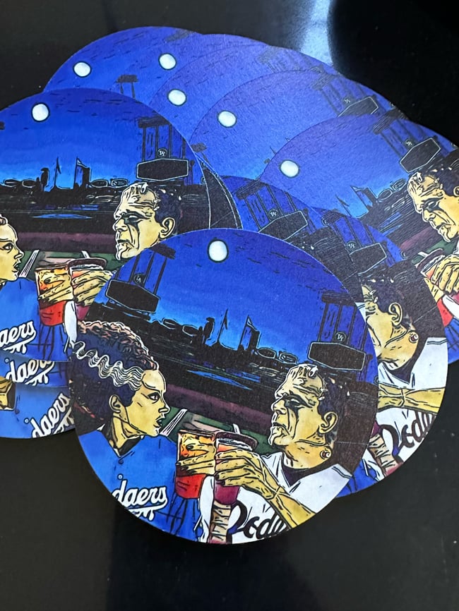 Franky and Bride Coasters 