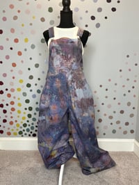 Image 2 of Wide Leg Cinch Bottom Overalls