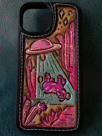 Cow Abduction iPhone 15 case