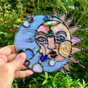 Boho Sun and Moon suncatcher 