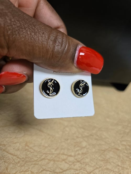 Image of Earrings (Black)