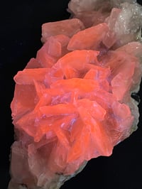 Image 11 of UV Fan Calcite With Druzy Quartz Pockets #1836