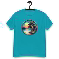 Image 11 of Unisex classic tee, Tropical Beach Sunset tee