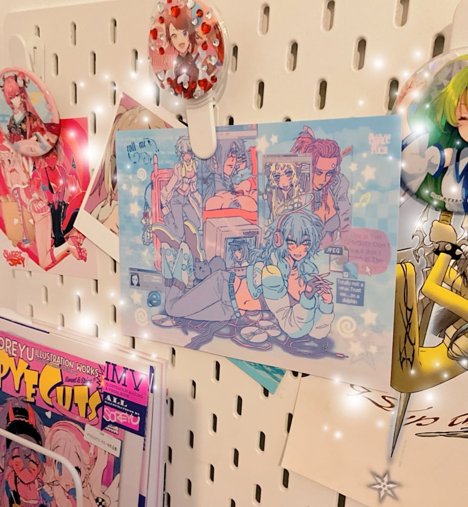 Image of Yuri Dramatical Murder A5 Print