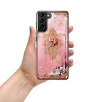 Image 16 of Pastel Pink Tattered Texture Rose Gold Goth Lolita Kawaii Inspired Clear Case for Samsung®