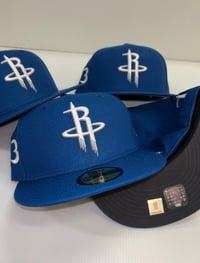 Image 3 of New Era 59Fifty “Flint Blue” Rockets 