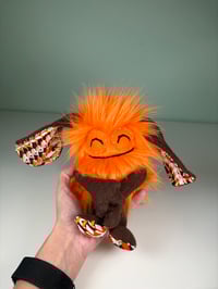 Image 4 of Mini Monster - Orange w/ Embroidered Eyes