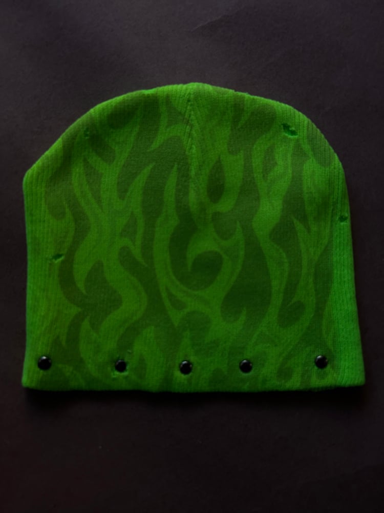 Neon Flame Beanie 