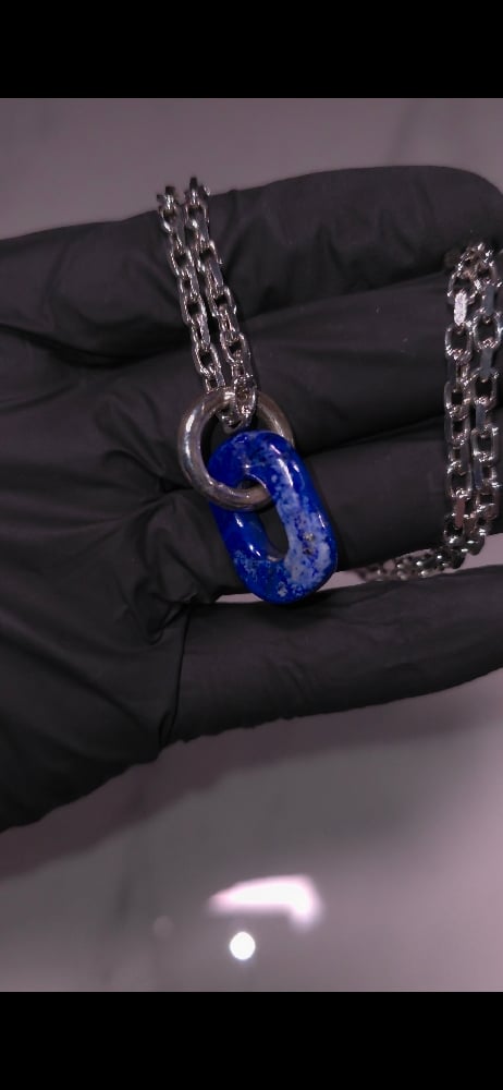 Image of Lapis Link Pendant
