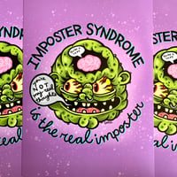 Imposter Syndrome Emetic Art Print