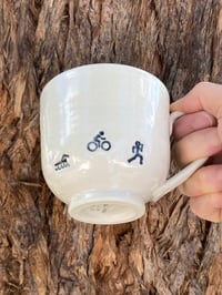 Image 3 of ‘Tri’ debossed Stoneware Mug