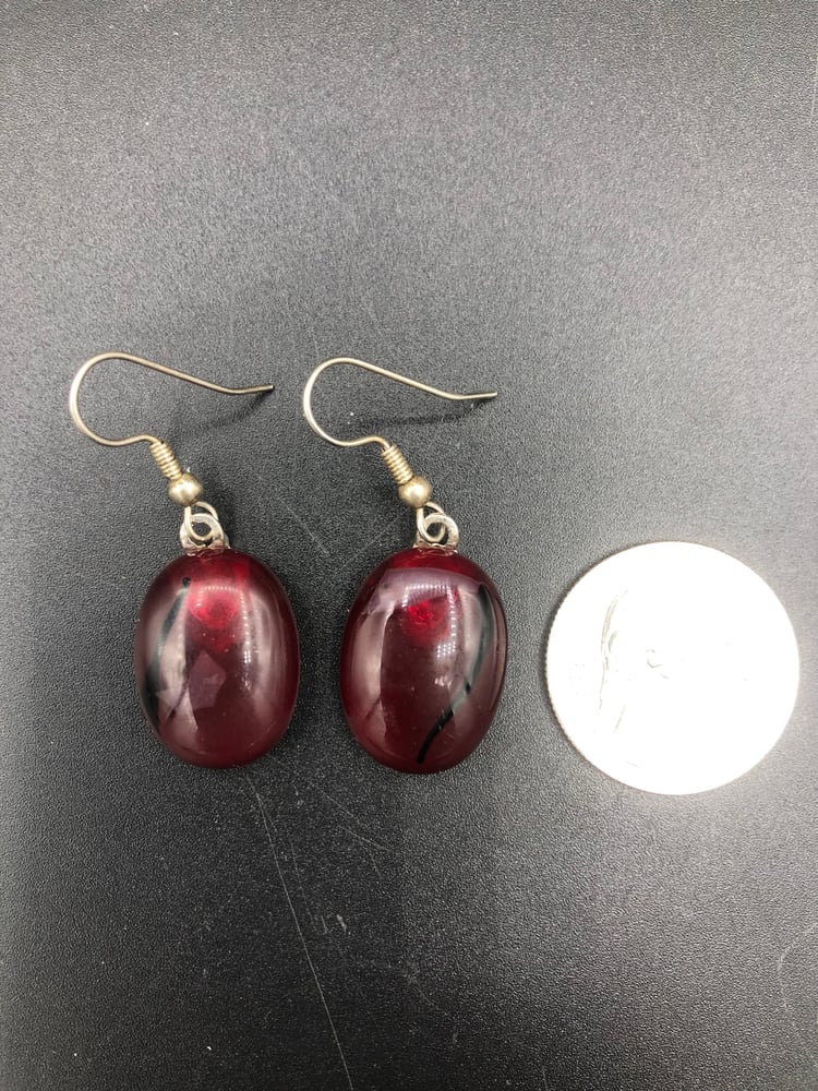 Image of Soft Glass Fused earrings 003